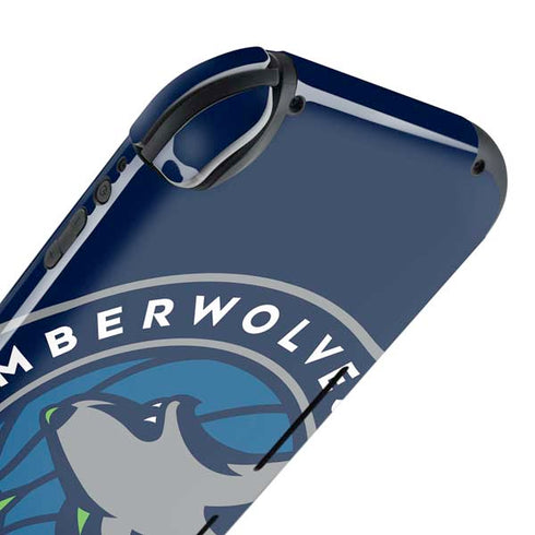 NBA Minnesota Timberwolves Large Logo Nintendo Switch Lite Skin